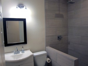 How To Finish A Basement Bathroom Before And After Pictures